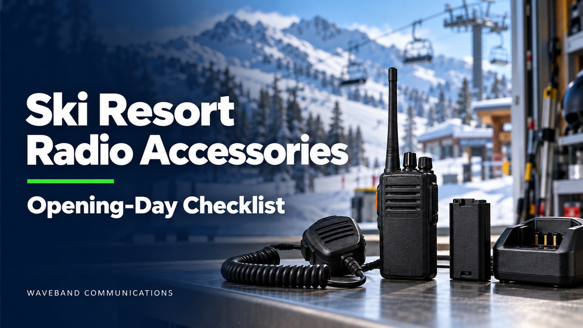Ski Resort Radio Accessories: What to Replace Before Opening Day