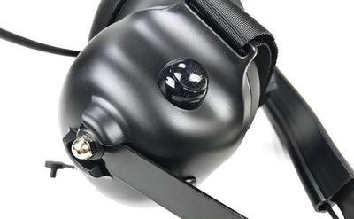 Noise Canceling Dual Muff Headset for Harris P5300, P5400, P7300 Series Radio Headsets Waveband Communications