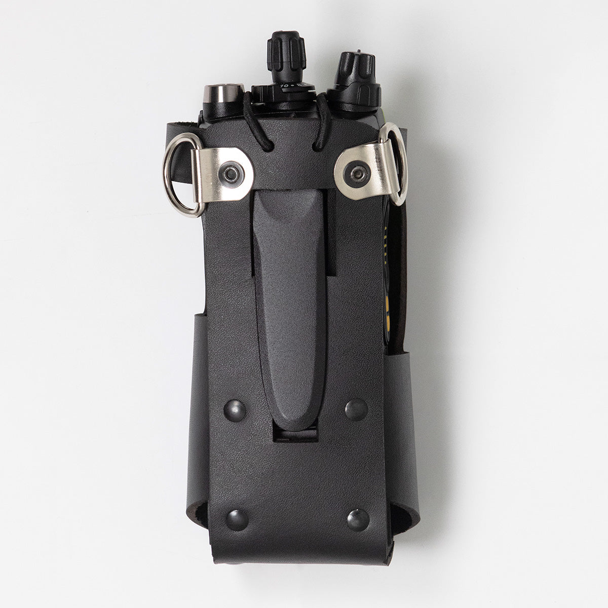 Heavy Duty Leather Case with Swivel for Harris XL-200/ XL-185 Portable