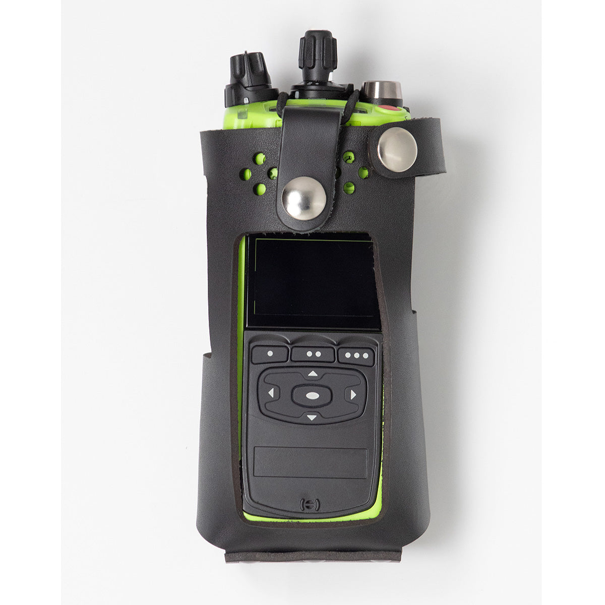 Heavy Duty Leather Case with Swivel for Harris XL-200/ XL-185 Portable