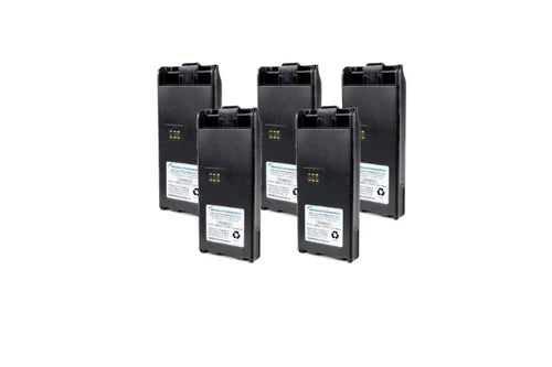 5 Pack of 3600 Mah Li-Ion Relm KNG P-150 Radio Battery Batteries Waveband Communications