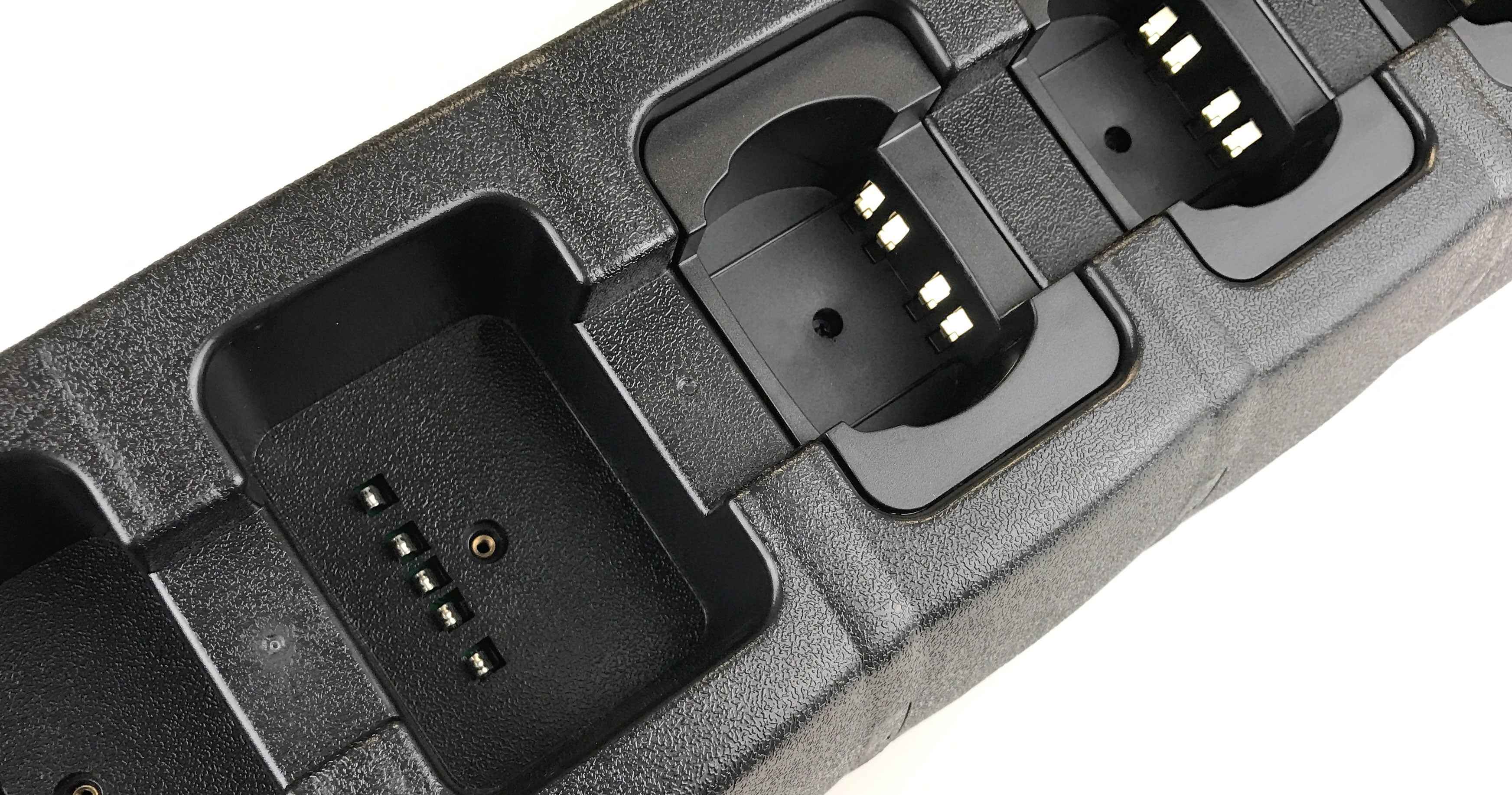 Six Bank Charger for ICOM IC-F62D Chargers/ Conditioners/ Analyzers Waveband Communications