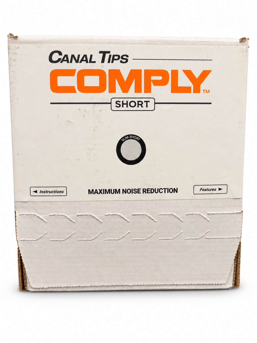 Comply Canal Tips Dispenser Box Maximum Noise Reduction. Ear Inserts, Tips, and Plugs Comply