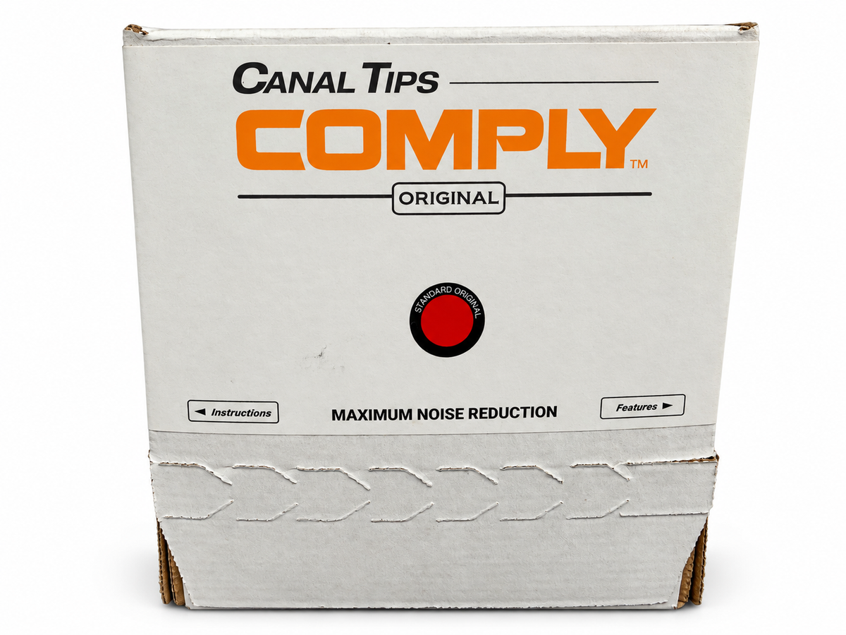 Comply Canal Tips Dispenser Box Maximum Noise Reduction. Ear Inserts, Tips, and Plugs Comply