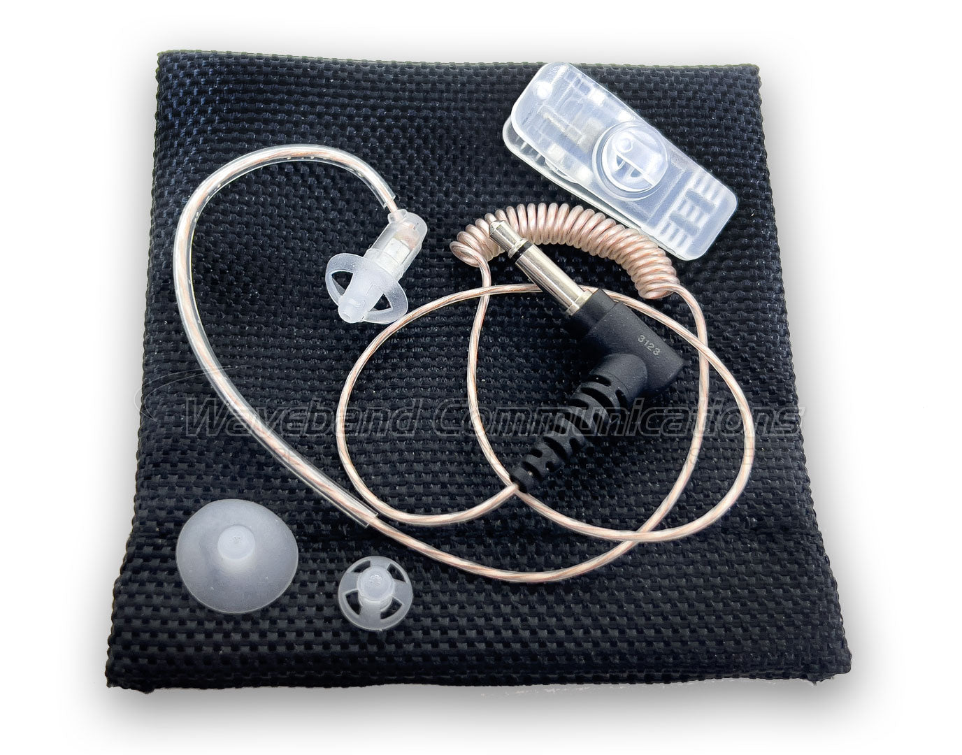 Comfort-Fit Tube-Free Earpiece 3.5mm Receive-Only Earpieces Waveband Communications