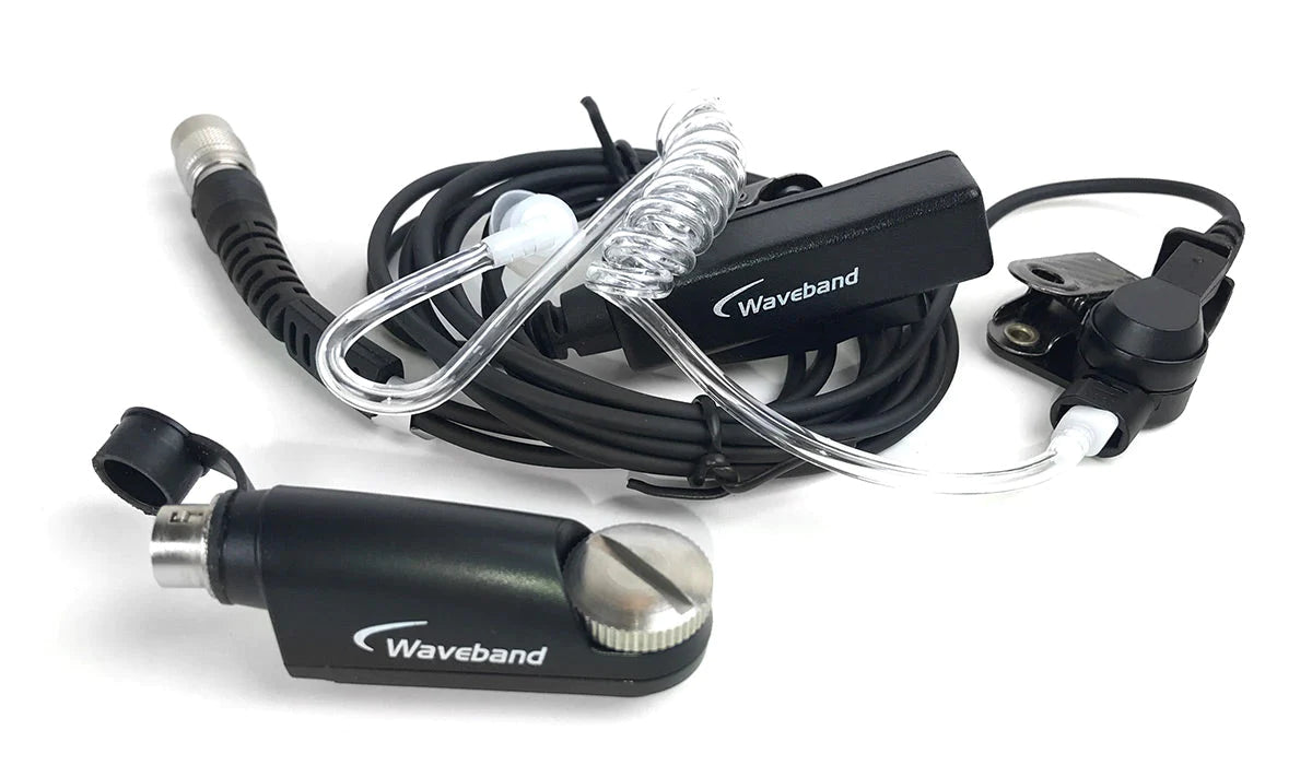 Harris XG-100 Two-Wire Surveillance Kit with Quick Disconnect Adapter Waveband Communications