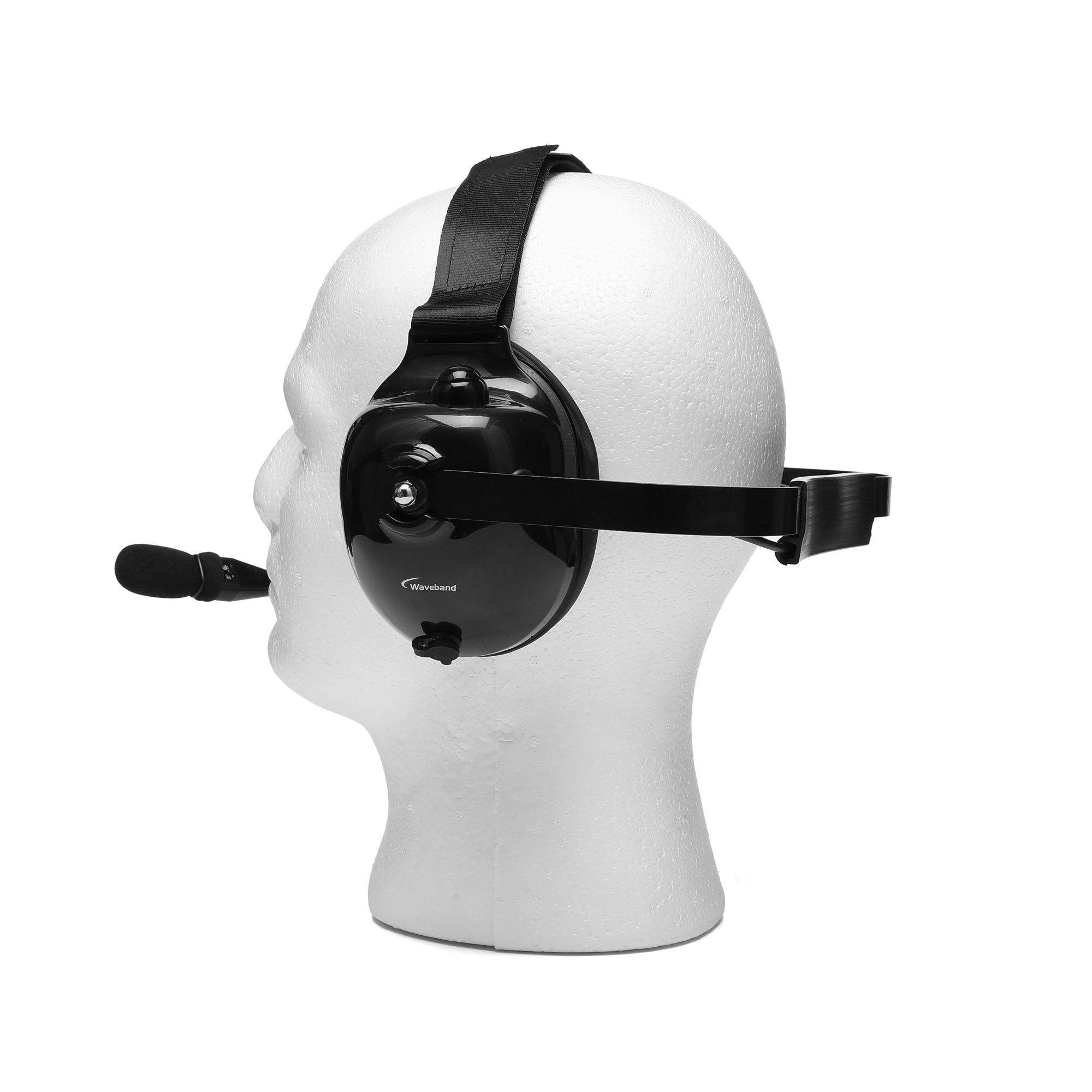 Dual Muff Noise Canceling Headset for Harris P5100/ P5200/ P7100/ P7200 Headsets Waveband Communications