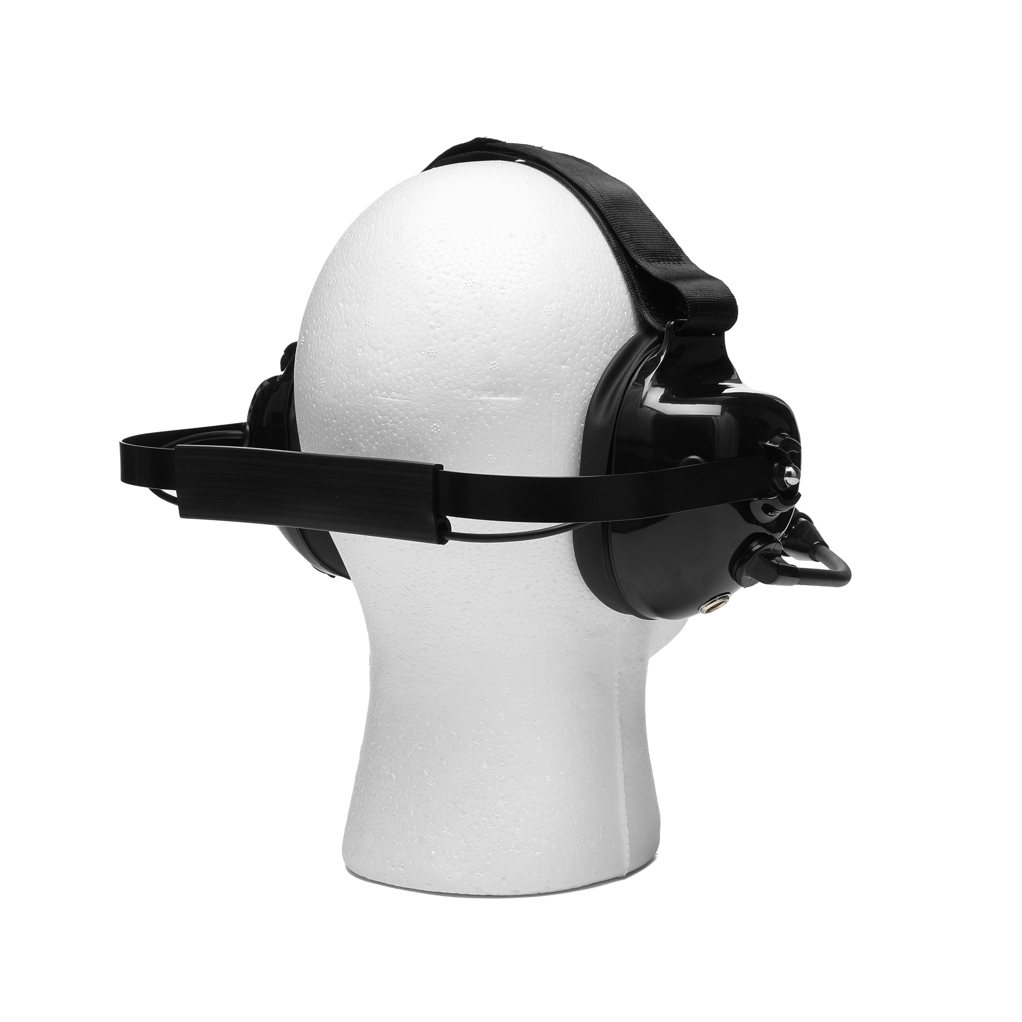 Dual Muff Noise Canceling Headset for Harris XL-45 Radio