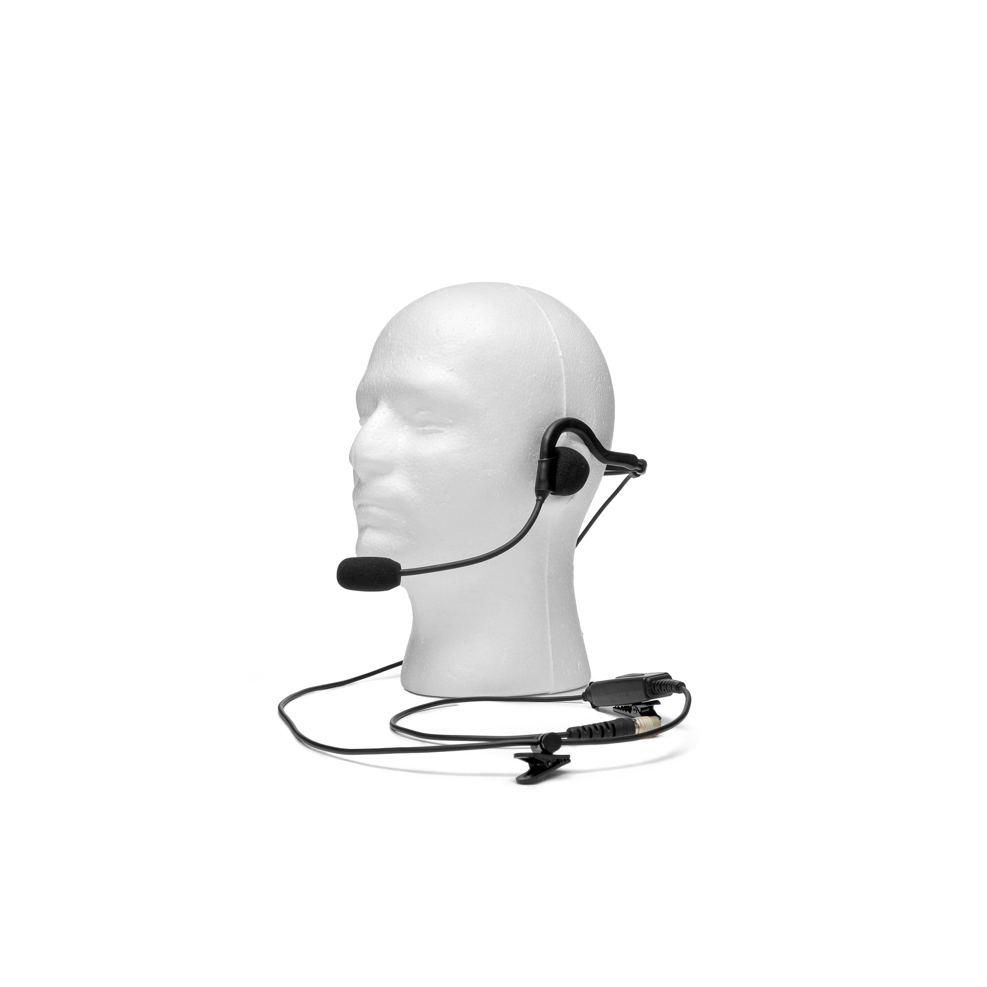 Lightweight Behind-the-Head Headset for Harris XL-95P - Hirose Version (Requires Adapter) Headsets Waveband Communications