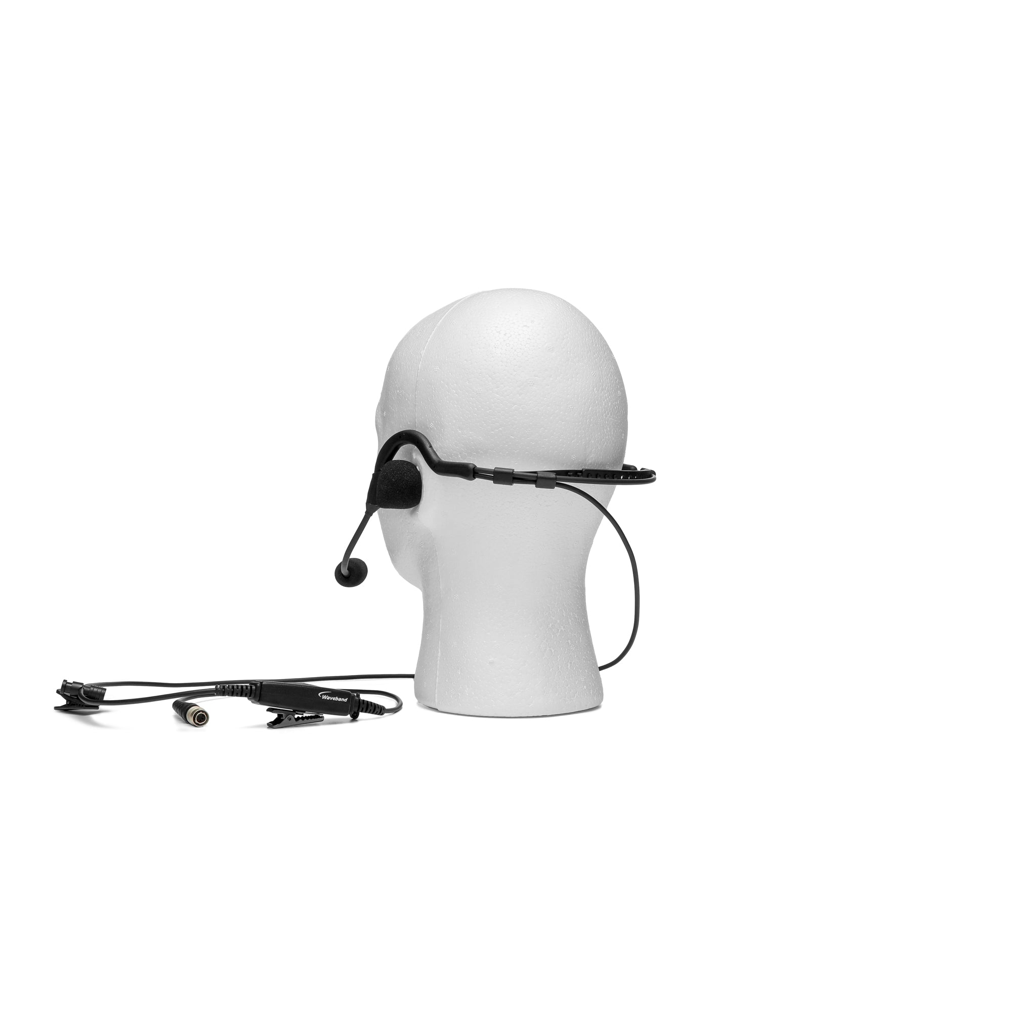 Lightweight Behind-the-Head Headset for Harris XL-45P - Hirose Version (Requires Adapter) Headsets Waveband Communications