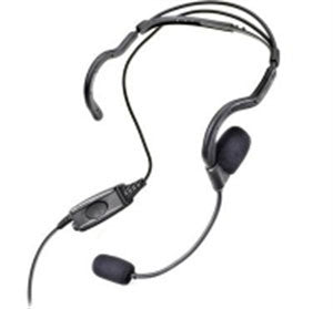 ICOM IC-F62D Heavy Duty Tactical Headset - Lightweight Behind-the-Head Design with Noise-Canceling Mic Headsets Waveband Communications