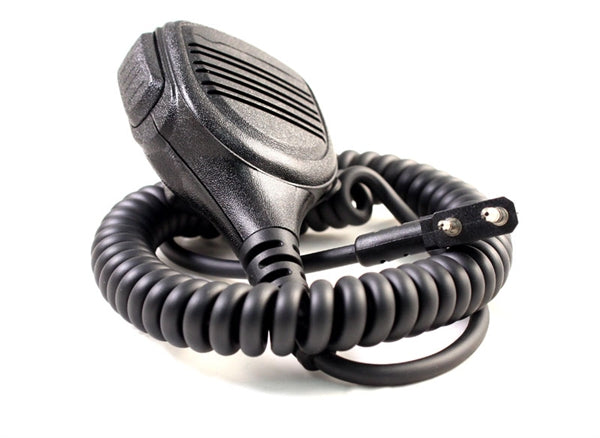 WX-8010-S-P03 Heavy Duty Remote Speaker Microphone for ICOM Two Pin Series Radios Speaker Microphones Waveband Communications