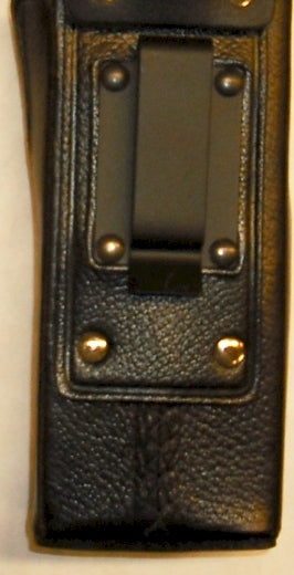 WAVEBAND LEATHER CASE WITH CLIP THAT FITS M/A-COM Jaguar 700P / P7100IP/ P5100 / P7200 Holsters & Cases Waveband Communications