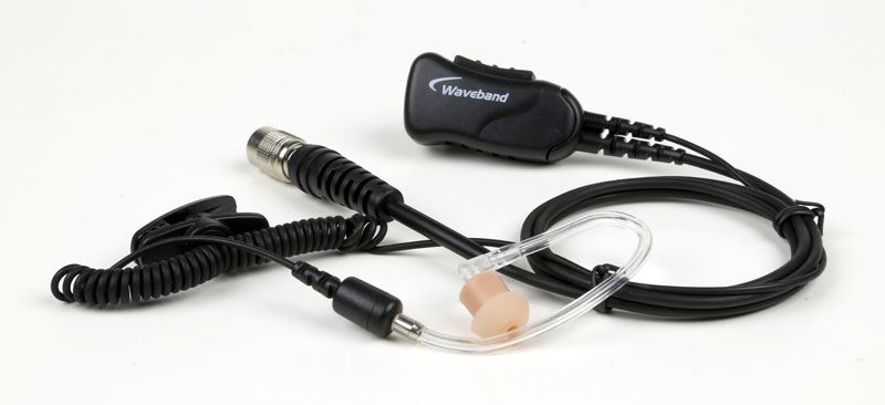 1 Wire Surveillance Kit with 6 pin Hirose Quick Disconnect Connector for Harris Radios Surveillance Kits Waveband Communications