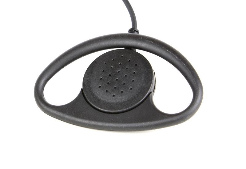 2 Wire Surveillance Kit with D-Shape Earpiece for BK Radio KNG P150, P400, P800 Surveillance Kits Waveband Communications