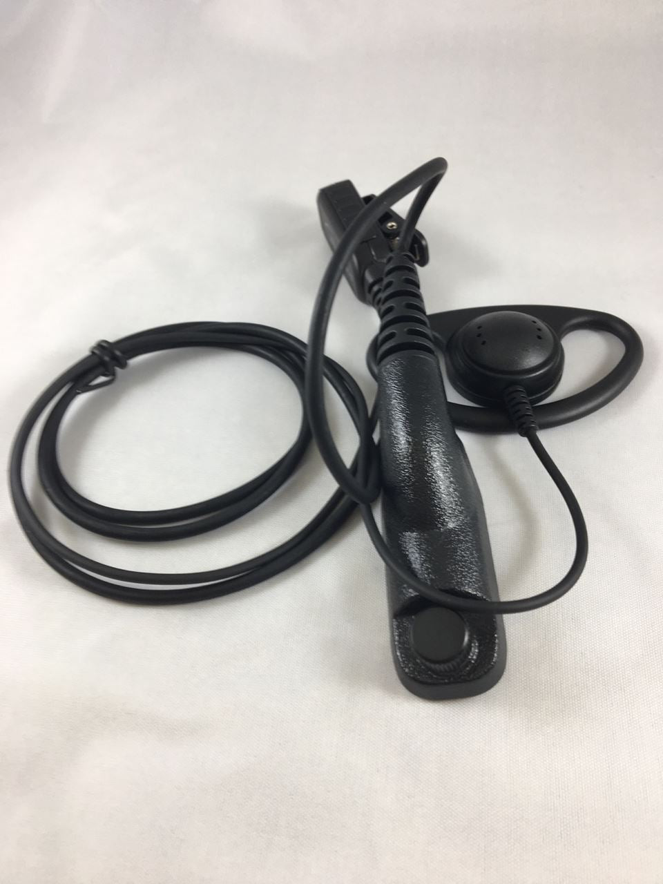 WC-Dhang-M11 2-Wire Kit with PTT and D-shape Receive Only Piece for Motorola Turbo XPR & APX radios - Waveband Communications