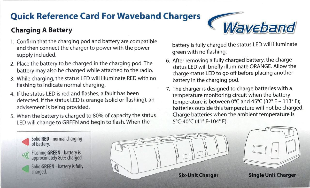 6 Bank Charger Tri-Chemistry Charger for Kenwood VP5000, VP6000, VP8000 Series Radio Batteries Chargers/ Conditioners/ Analyzers Waveband Communications