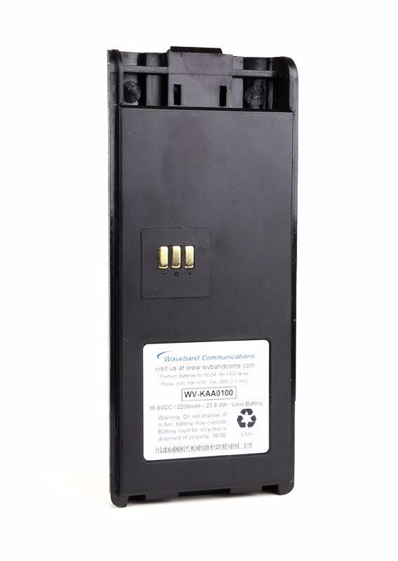 2200 Mah Lithium Ion KAA0100 BK Technologies KNG-P150 Battery Batteries Waveband Communications