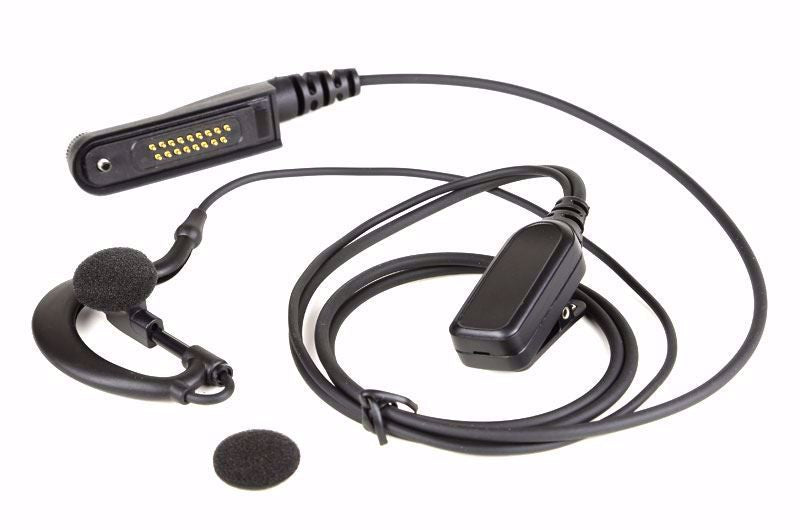 Lapel Microphone for BK Radio KNG-P400 Scorpion Style Ear Hook Surveillance Kits Waveband Communications