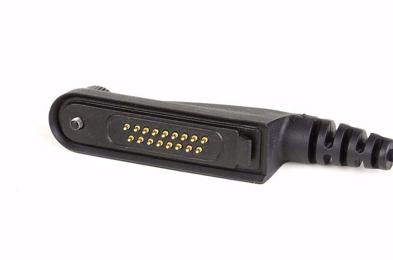 Lapel Microphone for BK Radio KNG-P400 Scorpion Style Ear Hook Surveillance Kits Waveband Communications