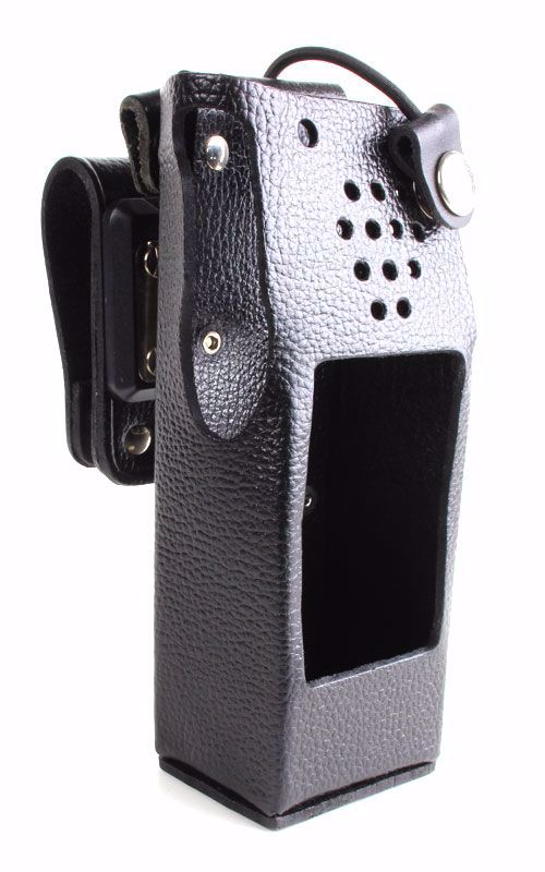 Swivel Leather Holster for Motorola XTS 3000 Full Keypad Radio Holsters & Cases Waveband Communications