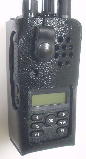 Motorola XPR 3500 Leather Case with Swivel Holsters & Cases Waveband Communications