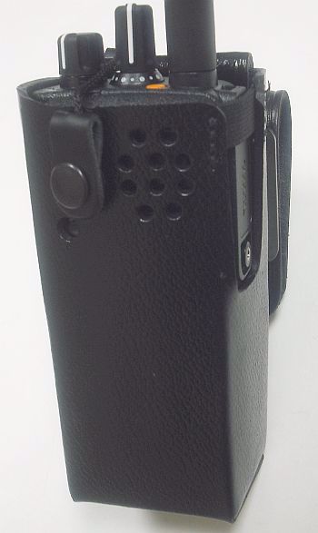 Motorola XPR 7350 Leather Fixed Belt Loop Case Holsters & Cases Waveband Communications