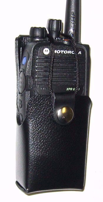 Motorola XPR 6300 Leather Swivel Case (1500mAh) Holsters & Cases Waveband Communications