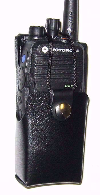 Motorola XPR 6300 Leather Fixed Belt Loop Case (2150mAh) Holsters & Cases Waveband Communications