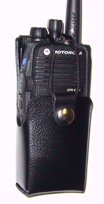 Motorola XPR 6300 Leather Swivel Case (2150mAh) Holsters & Cases Waveband Communications