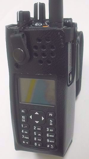 Motorola XPR 7580 Leather Swivel Case - Waveband Communications