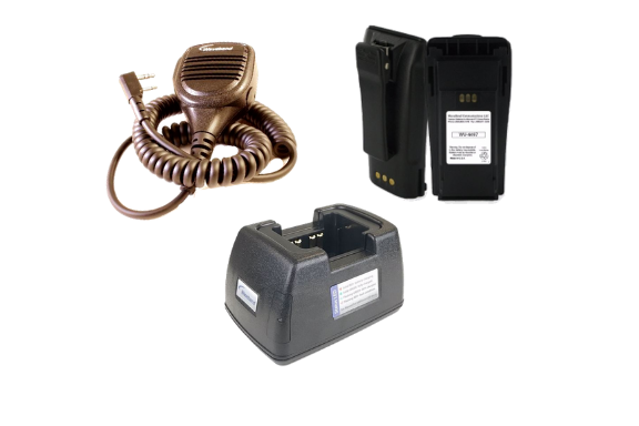 CP200 Bundle - Battery, Speaker Microphone, & Charger Waveband Communications