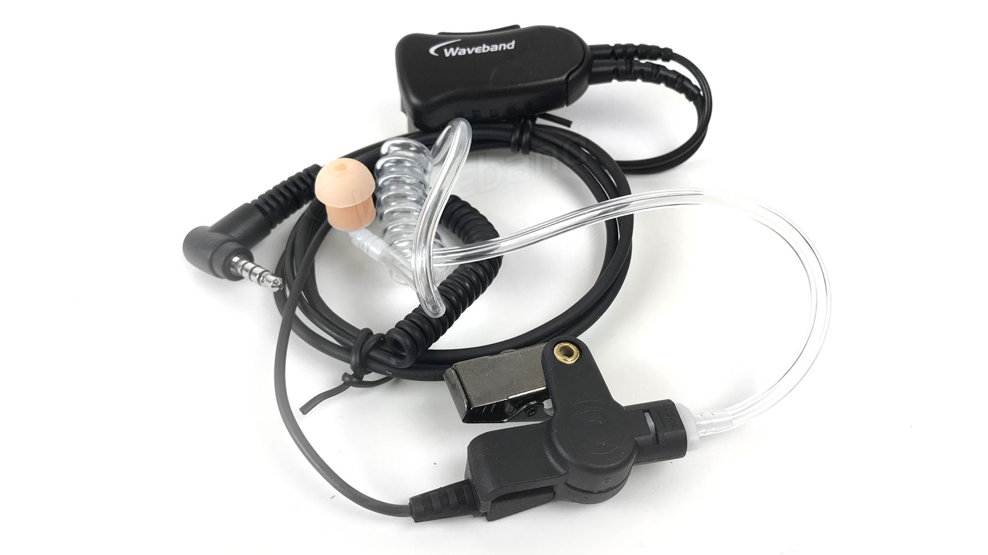 1 Wire Surveillance Kit With PTT and Acoustic Tube Earpiece For The SONIM XP5, XP6, XP7 Surveillance Kits Waveband Communications