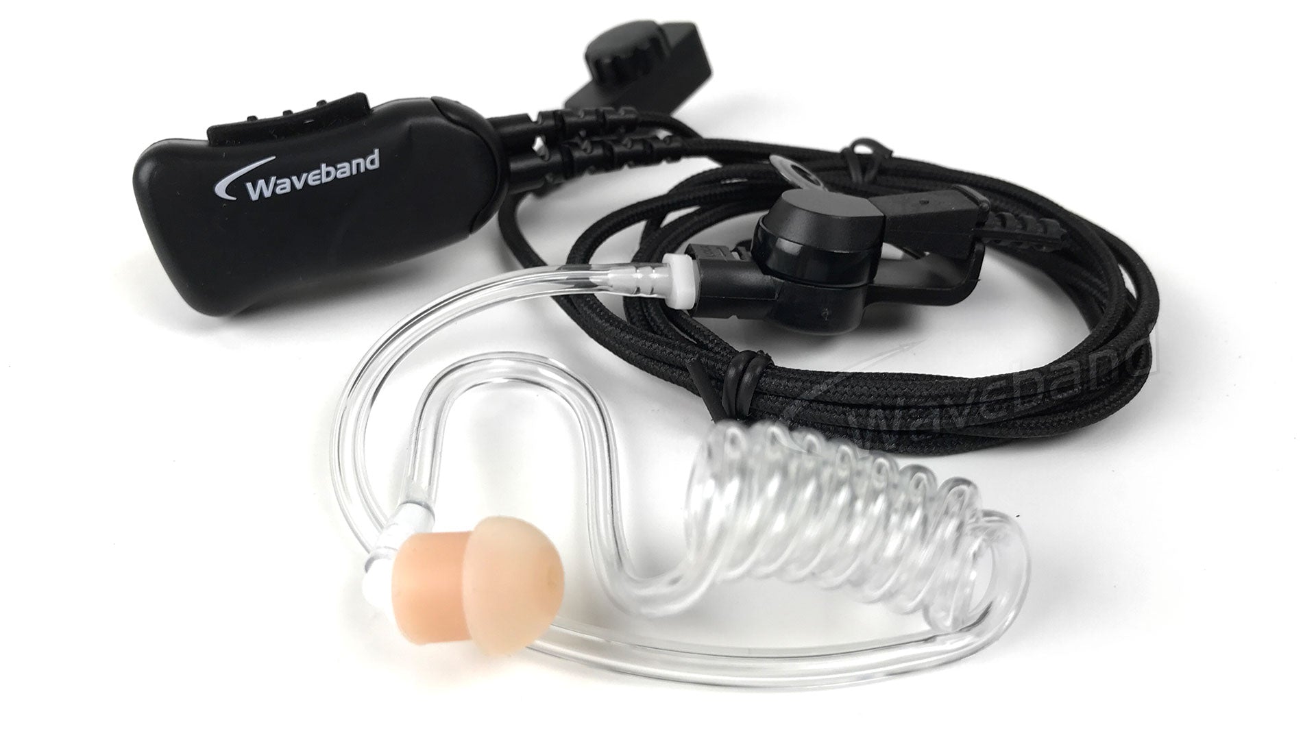 1 Wire Surveillance Kit With PTT and  Acoustic Tube Earpiece For The SONIM XP5, XP6, XP7 - Waveband Communications
