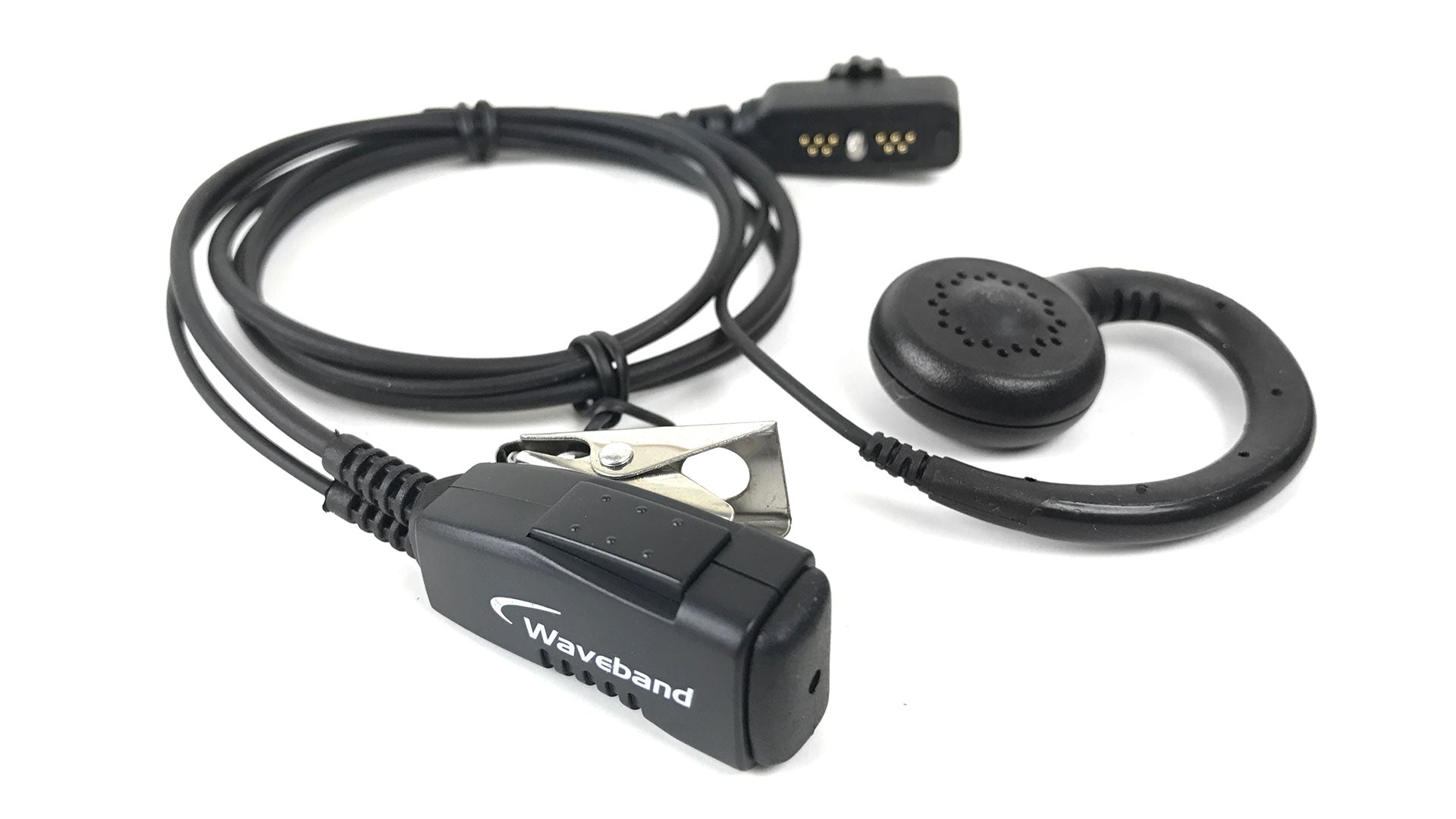 1 Wire Ear Hook Style Surveillance Earpiece For The Sonim XP5s and XP8 Series Surveillance Kits Waveband Communications