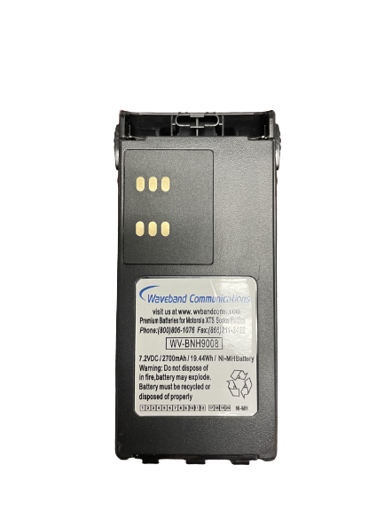 HNN9008, HNN9009 2700 mAh Ni-Mh Battery for Motorola HT750, HT1250, HT150 Radios Batteries Waveband Communications
