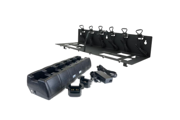 Relm KNG 6 Bank Charger and Mounting Bracket Bundle Chargers/ Conditioners/ Analyzers Waveband Communications