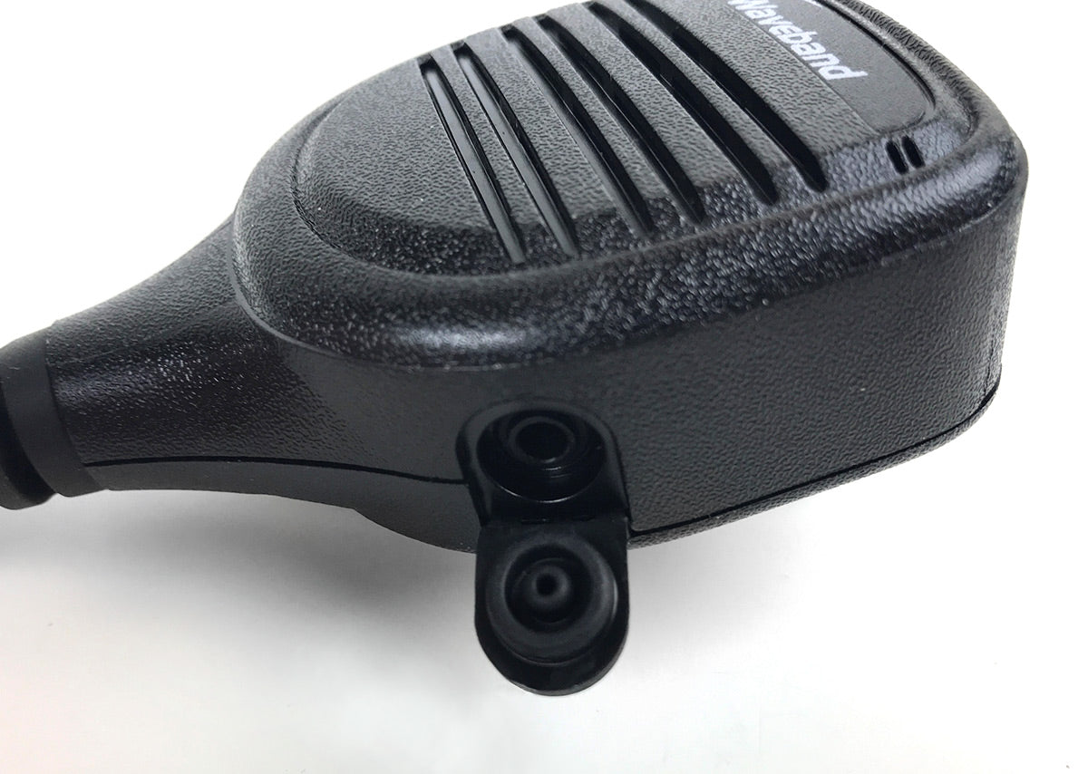 Motorola PMMN4073 Compatible Waterproof Remote Speaker Microphone for Motorola DP2400e Handheld Radios Speaker Microphones Waveband Communications