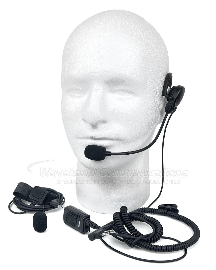 RLN5411 behind-the-head headset. WV4-BA3 Waveband Communications