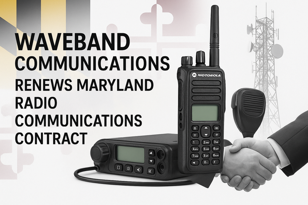 Waveband Renews Maryland Radio Communications 2018 Contract