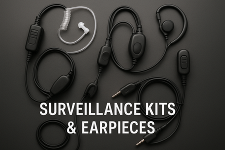Two-Way Radio Surveillance Kits and Earpieces - Professional Covert Communication