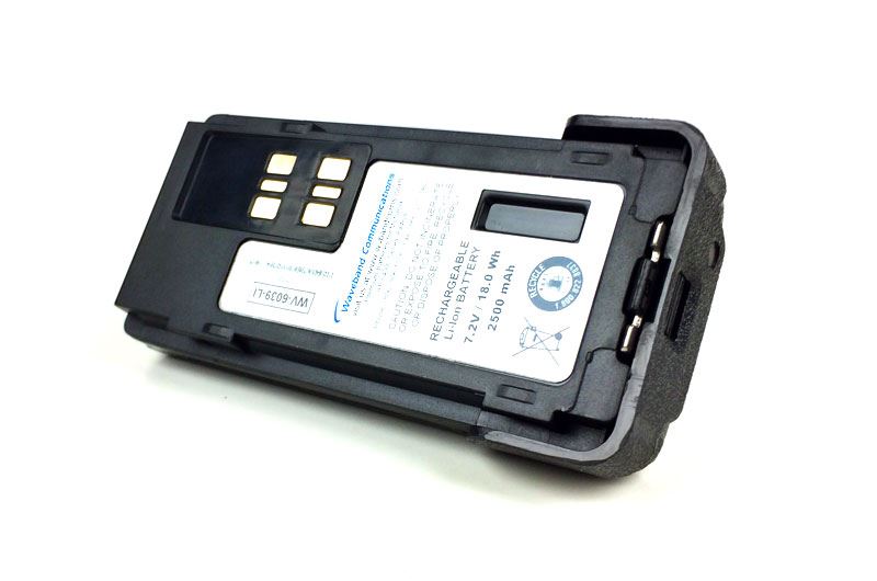 5 batteries pour Motorola APX 4000 - 7,2 v / 2500 mAh / 18,0 Wh / Li-ion