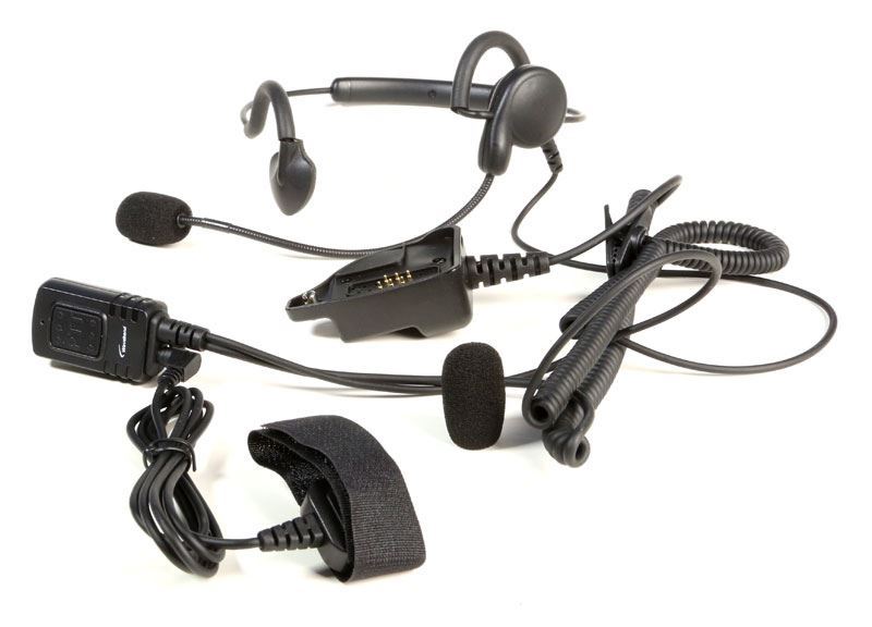 Lightweight Behind-the-Head Headset Direct Connection for Harris XL-95P