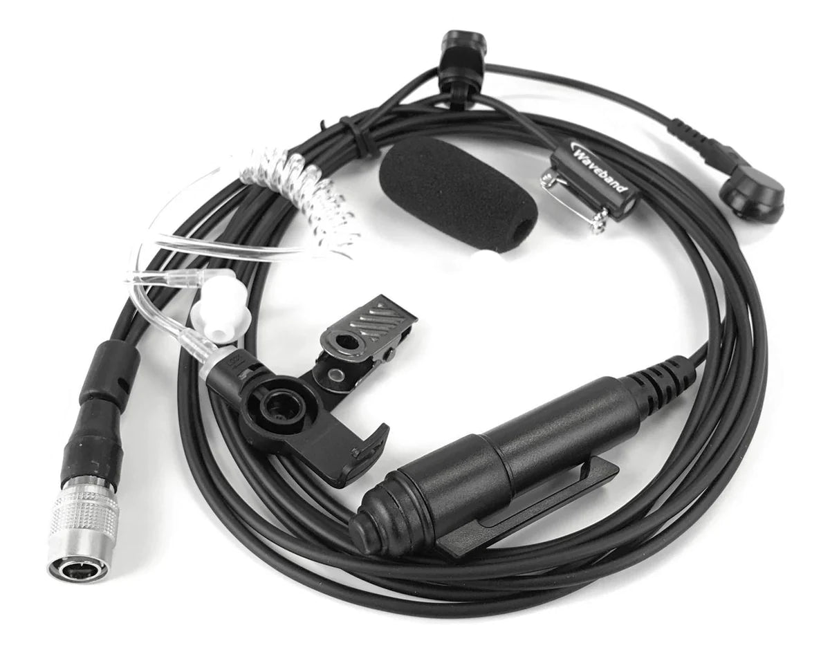 3 kit de vigilância de arame para Motorola XTS 3500 (inclui adaptador)
