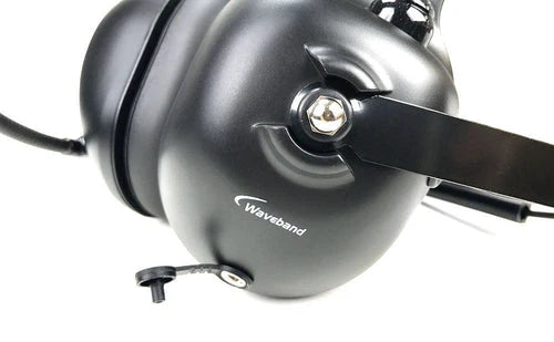Dual Muff Noise Canceling Headset for Harris P5100/ P5200/ P7100/ P7200