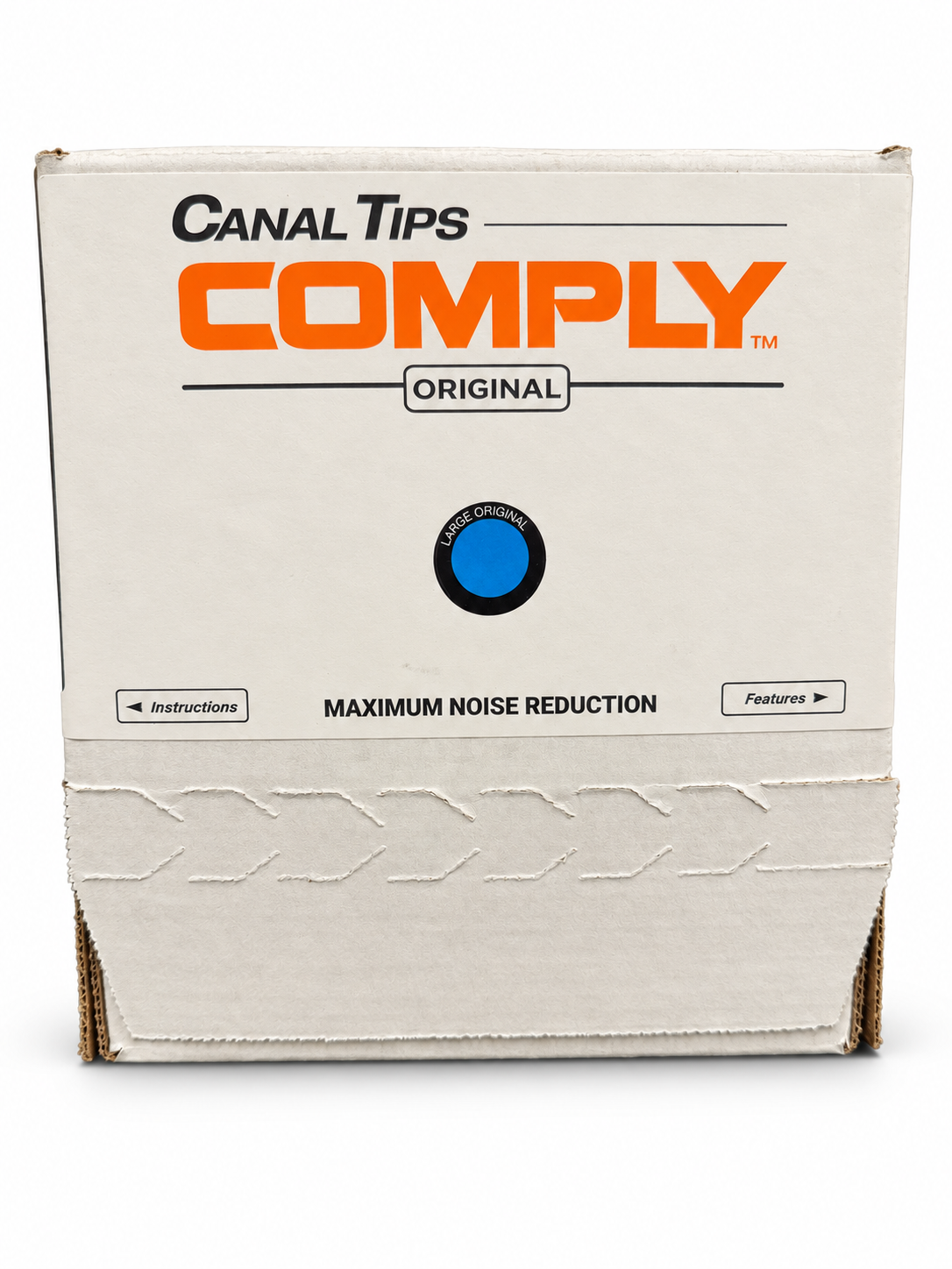 Comply Canal Tips Dispenser Box Maximum Noise Reduction. Ear Inserts, Tips, and Plugs Comply