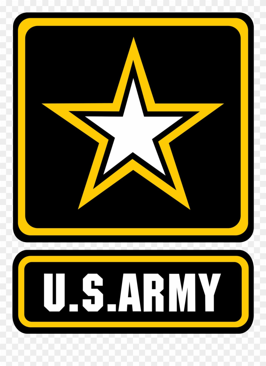 Black U.S. Army Logo with Star