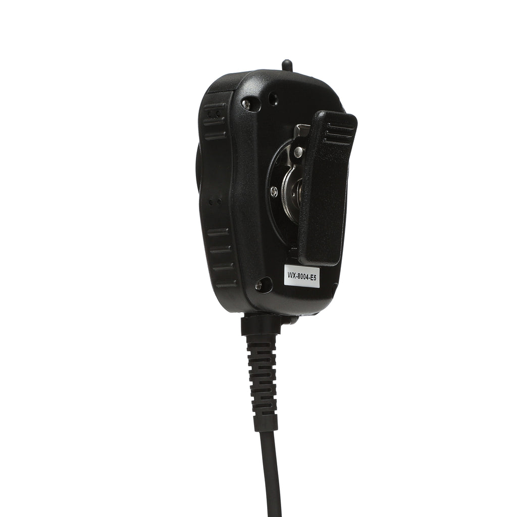 WX-8004 Speaker Mic for Harris XL-200 with D-Shape Over the Ear Listen Only Earpiece Speaker Microphones Waveband Communications