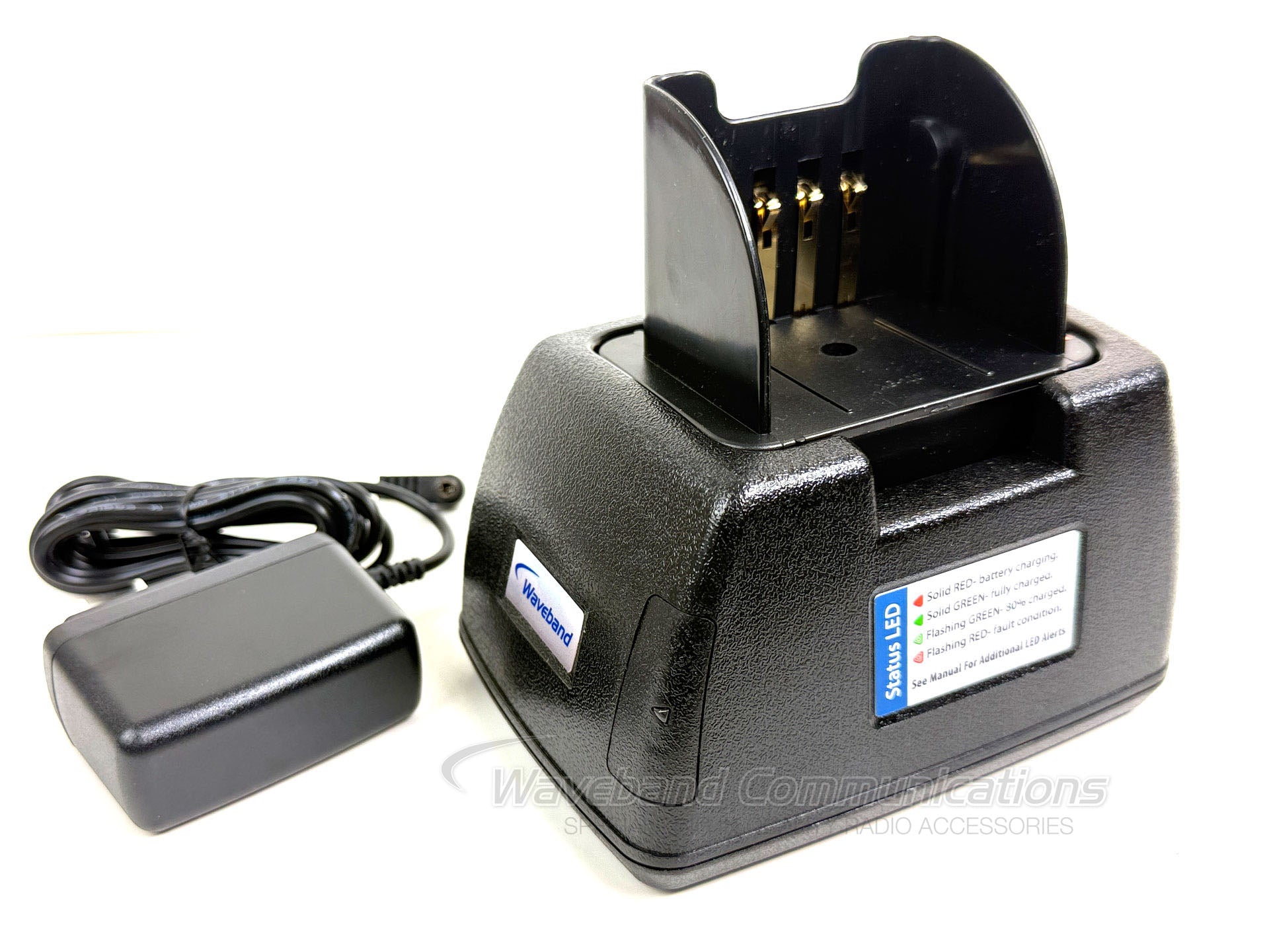 Single Station Charger for Harris Unity XG-100 Batteries Chargers/ Conditioners/ Analyzers Waveband Communications