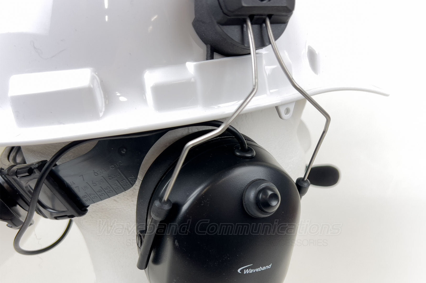 Auriculares de cancelación de ruido de servicio pesado con accesorio de casco/casco